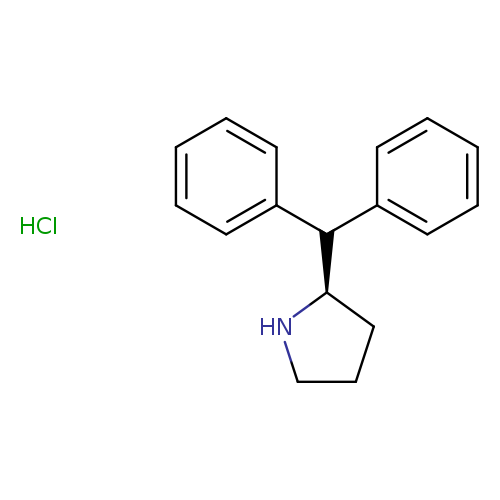 Pyrrolidine, 2-(Diphenylmethyl)-, Hydrochloride, (R)- (9CI)