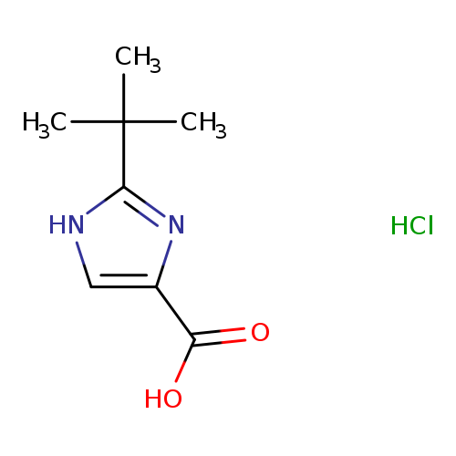 2-tert-butyl-1H-imidazole-4-carboxylic acid hydrochloride
