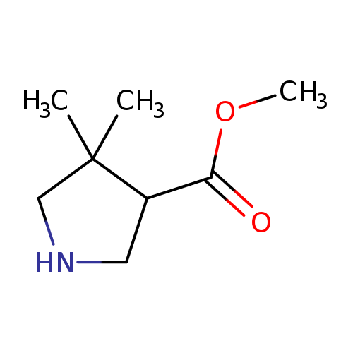 3-Pyrrolidinecarboxylic acid, 4,4-dimethyl-, methyl ester