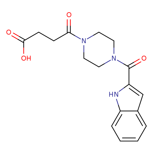 4-[4-(1H-Indole-2-carbonyl)piperazin-1-yl]-4-oxobutanoic acid
