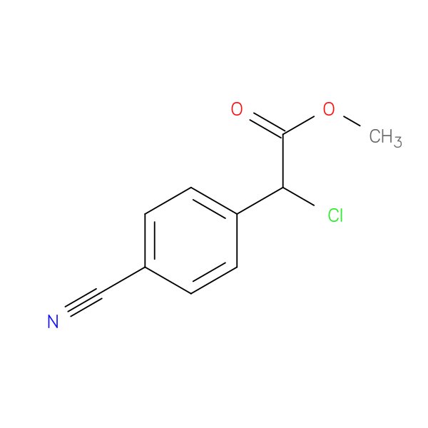 methyl 2-chloro-2-(4-cyanophenyl)acetate