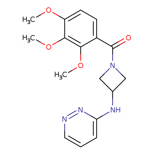 N-[1-(2,3,4-trimethoxybenzoyl)azetidin-3-yl]pyridazin-3-amine