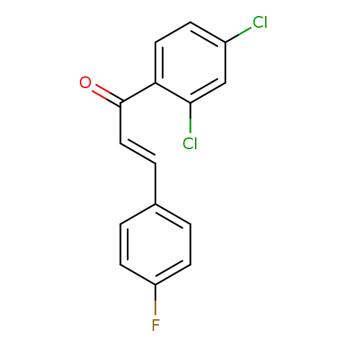 (2E)-1-(2,4-dichlorophenyl)-3-(4-fluorophenyl)prop-2-en-1-one
