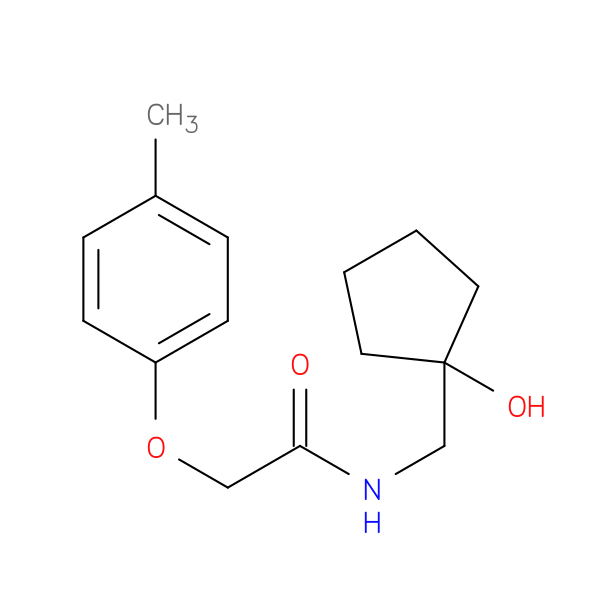 N-[(1-hydroxycyclopentyl)methyl]-2-(4-methylphenoxy)acetamide