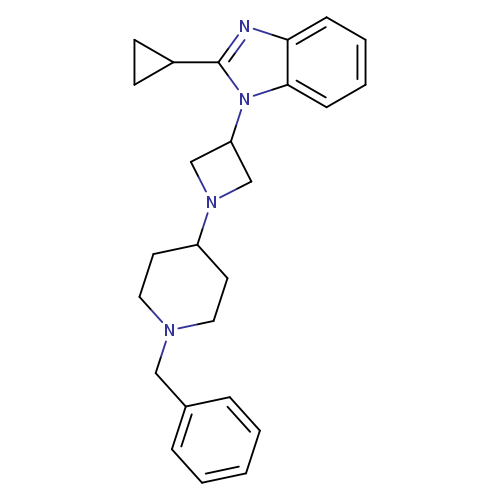 1-[1-(1-benzylpiperidin-4-yl)azetidin-3-yl]-2-cyclopropyl-1H-1,3-benzodiazole