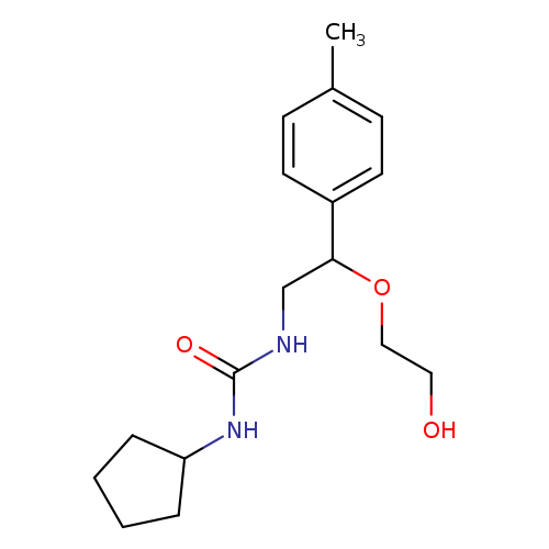 3-cyclopentyl-1-[2-(2-hydroxyethoxy)-2-(4-methylphenyl)ethyl]urea