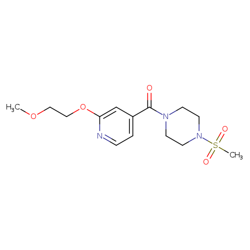 1-methanesulfonyl-4-[2-(2-methoxyethoxy)pyridine-4-carbonyl]piperazine