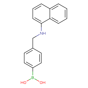 (4-((naphthalen-1-ylamino)methyl)phenyl)boronic acid