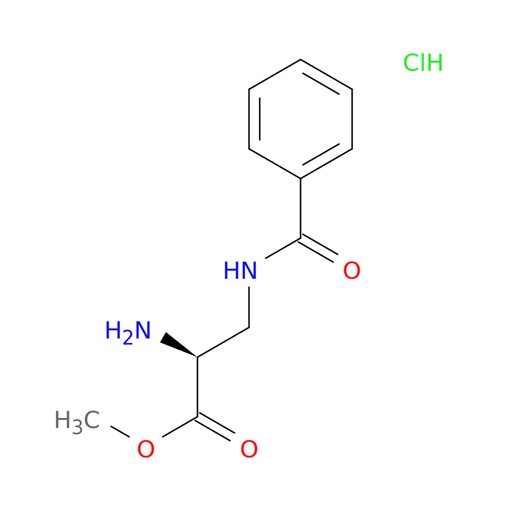 (S)-Methyl 2-amino-3-benzamidopropanoate, HCl