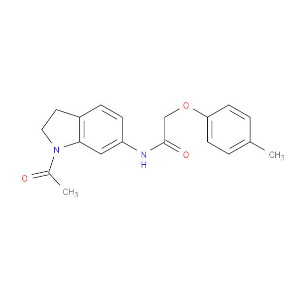 N-(1-acetyl-2,3-dihydro-1H-indol-6-yl)-2-(4-methylphenoxy)acetamide