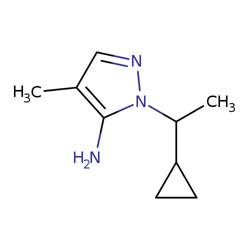 1-(1-cyclopropylethyl)-4-methyl-1H-pyrazol-5-amine