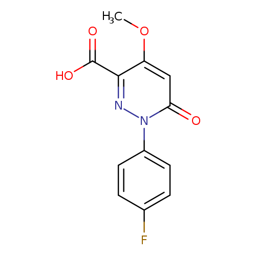 1-(4-fluorophenyl)-4-methoxy-6-oxo-1,6-dihydropyridazine-3-carboxylic acid