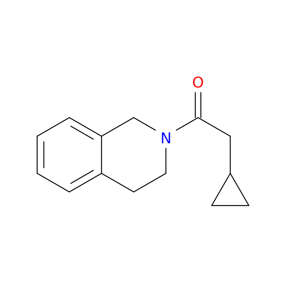 2-cyclopropyl-1-(1,2,3,4-tetrahydroisoquinolin-2-yl)ethan-1-one