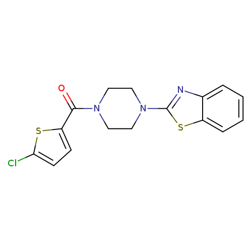 2-[4-(5-chlorothiophene-2-carbonyl)piperazin-1-yl]-1,3-benzothiazole