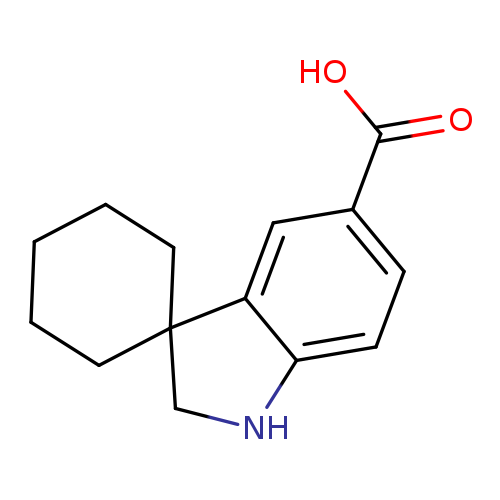 Spiro[cyclohexane-1,3'-indoline]-5'-carboxylic acid