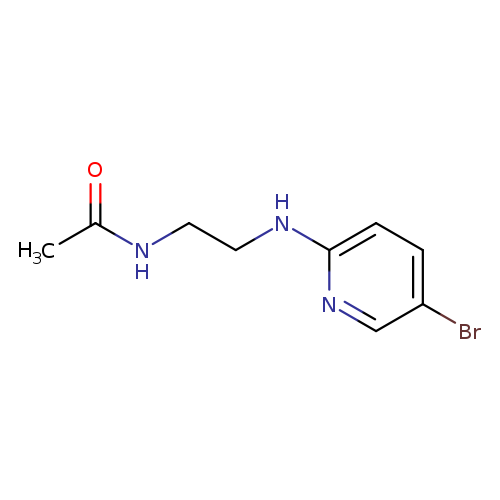N-{2-[(5-bromopyridin-2-yl)amino]ethyl}acetamide