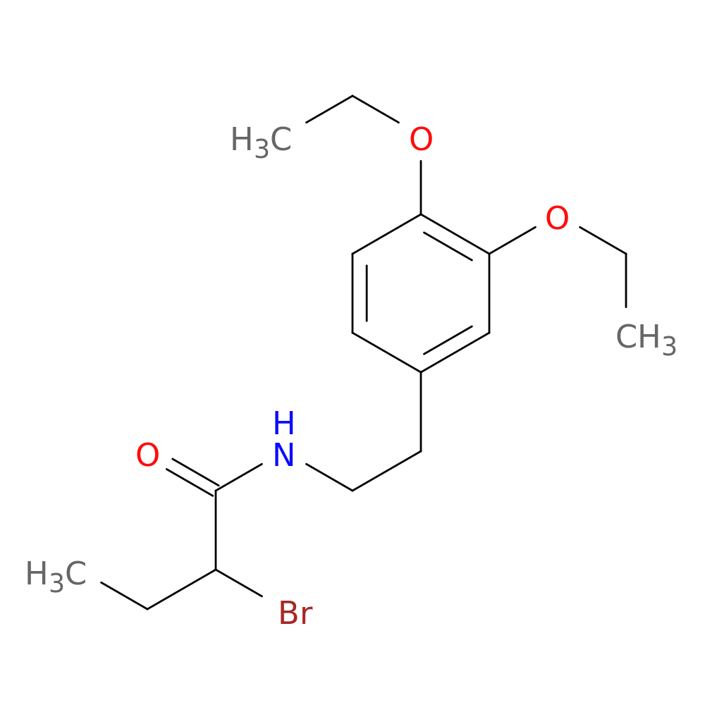 2-Bromo-n-[2-(3,4-diethoxyphenyl)ethyl]butanamide