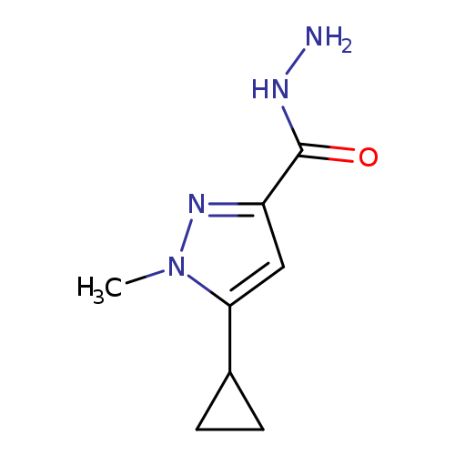 5-Cyclopropyl-1-methyl-1h-pyrazole-3-carbohydrazide