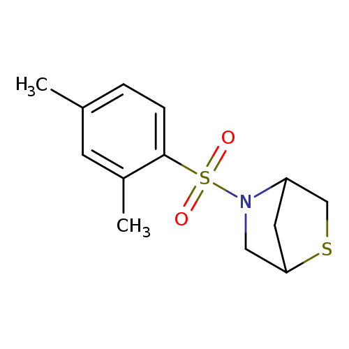 5-(2,4-dimethylbenzenesulfonyl)-2-thia-5-azabicyclo[2.2.1]heptane