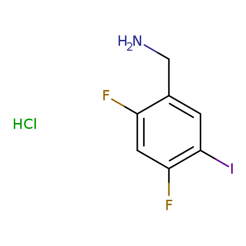(2,4-difluoro-5-iodophenyl)methanamine hydrochloride
