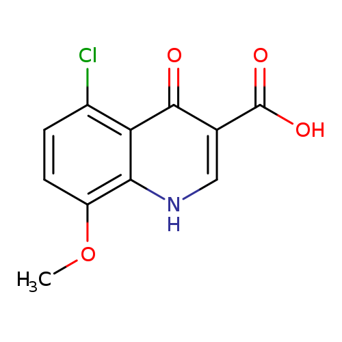 5-Chloro-4-hydroxy-8-methoxyquinoline-3-carboxylic acid