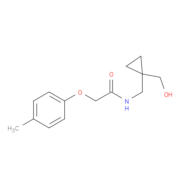 N-{[1-(hydroxymethyl)cyclopropyl]methyl}-2-(4-methylphenoxy)acetamide
