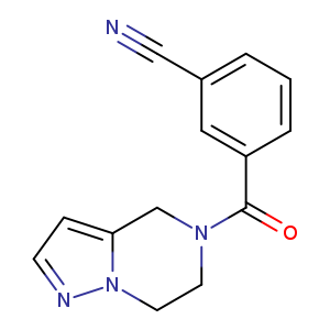 3-{4H,5H,6H,7H-pyrazolo[1,5-a]pyrazine-5-carbonyl}benzonitrile