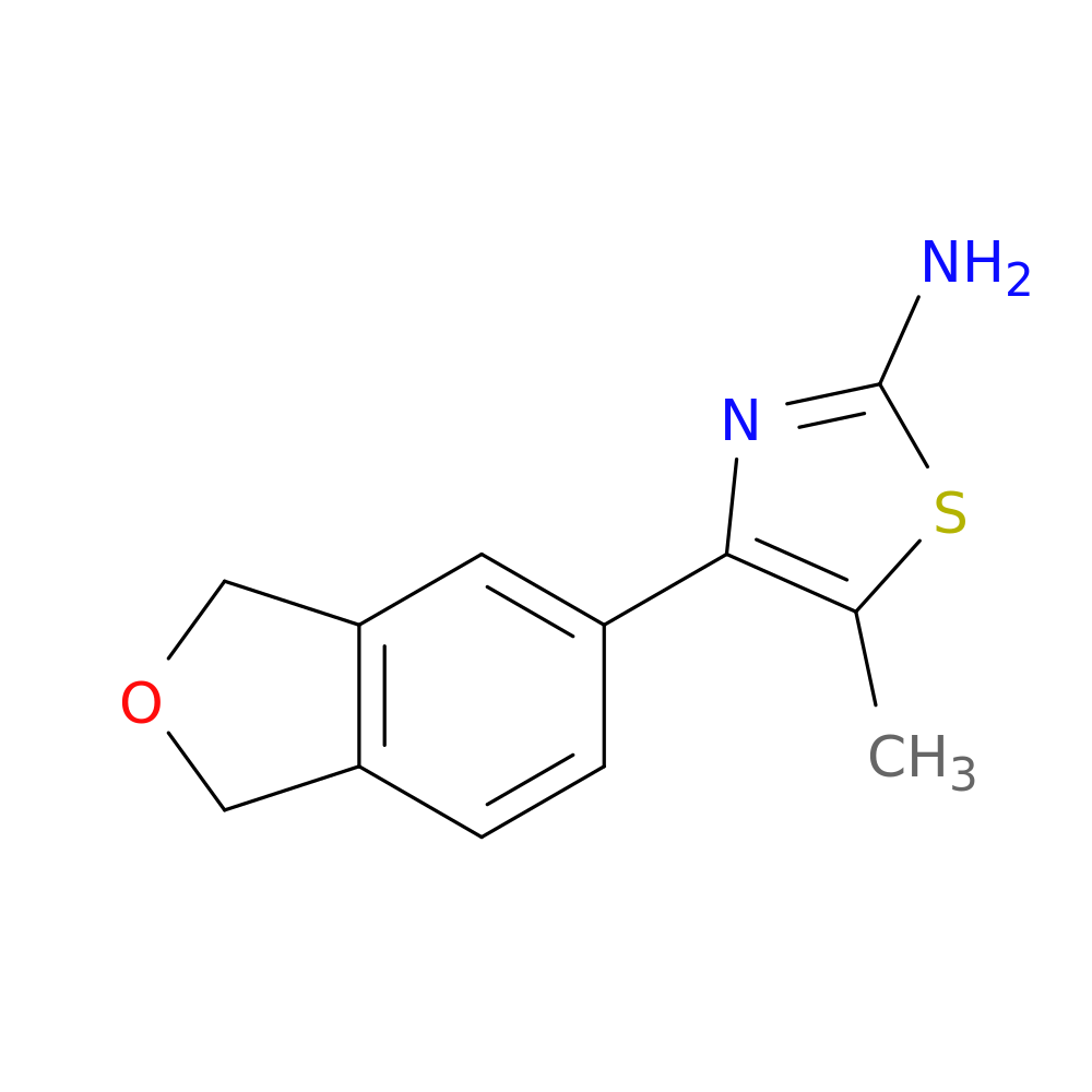4-(1,3-dihydro-2-benzofuran-5-yl)-5-methyl-1,3-thiazol-2-amine