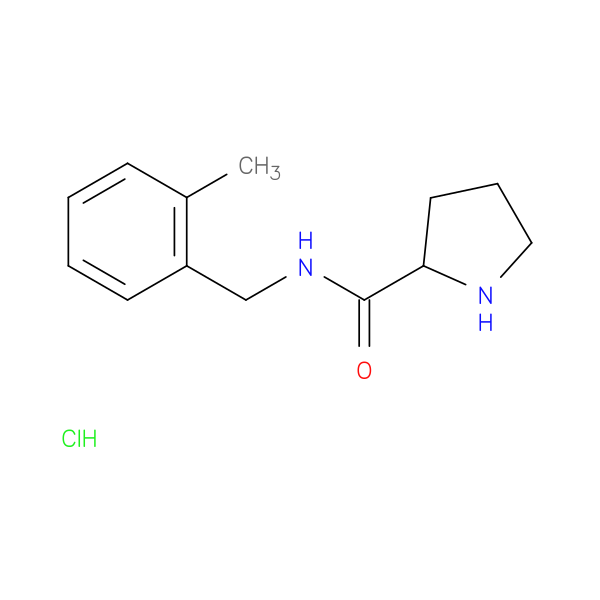 N-[(2-methylphenyl)methyl]pyrrolidine-2-carboxamide hydrochloride