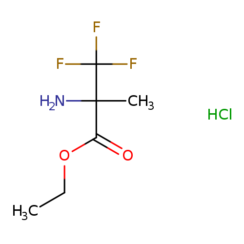 ethyl 2-amino-3,3,3-trifluoro-2-methylpropanoate hydrochloride