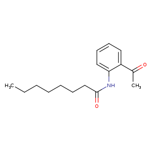 N-(2-acetylphenyl)octanamide