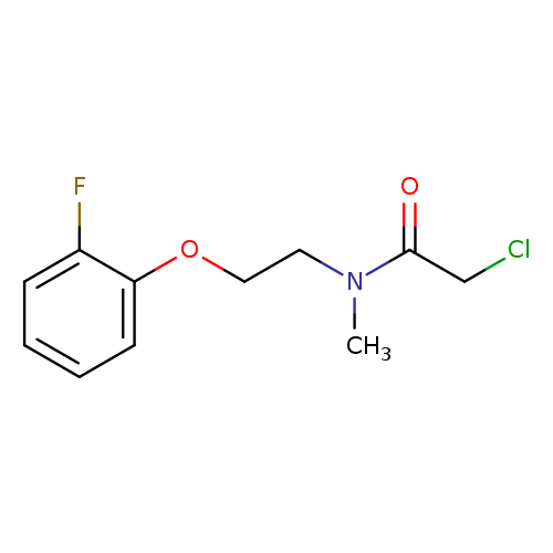 2-chloro-N-[2-(2-fluorophenoxy)ethyl]-N-methylacetamide