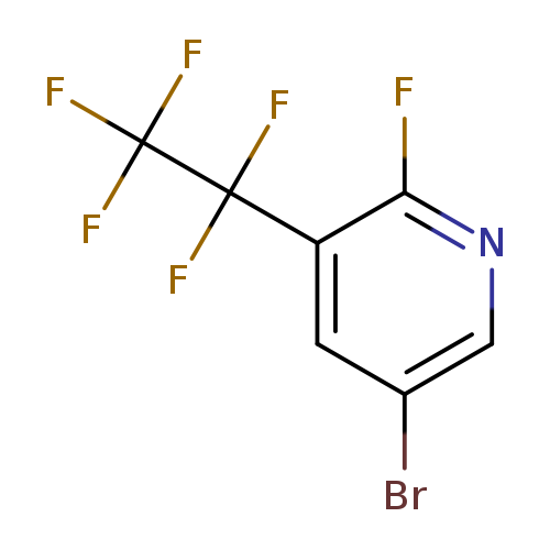 5-bromo-2-fluoro-3-(1,1,2,2,2-pentafluoroethyl)pyridine