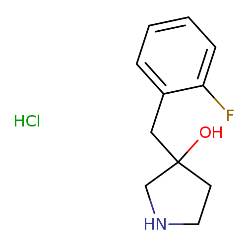 3-[(2-fluorophenyl)methyl]pyrrolidin-3-ol hydrochloride