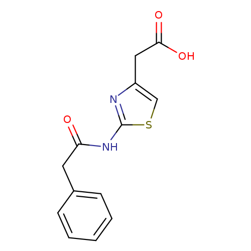 2-[2-(2-phenylacetamido)-1,3-thiazol-4-yl]acetic acid
