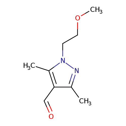 1-(2-methoxyethyl)-3,5-dimethyl-1H-pyrazole-4-carbaldehyde