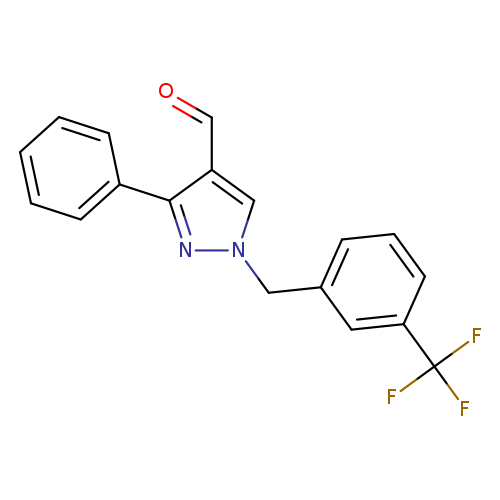 3-Phenyl-1-[3-(trifluoromethyl)benzyl]-1h-pyrazole-4-carbaldehyde