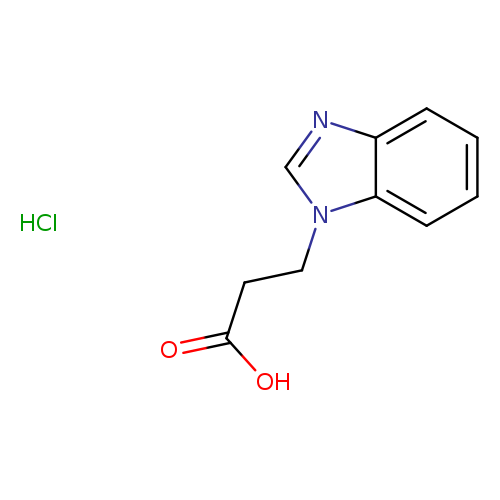 3-(1H-benzimidazol-1-yl)propanoic acid hydrochloride