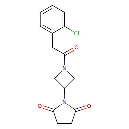 1-{1-[2-(2-chlorophenyl)acetyl]azetidin-3-yl}pyrrolidine-2,5-dione
