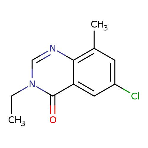 6-chloro-3-ethyl-8-methyl-3,4-dihydroquinazolin-4-one