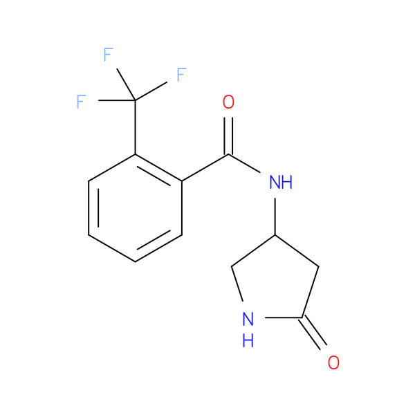 N-(5-oxopyrrolidin-3-yl)-2-(trifluoromethyl)benzamide
