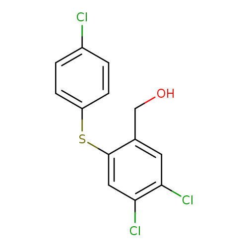 {4,5-dichloro-2-[(4-chlorophenyl)sulfanyl]phenyl}methanol