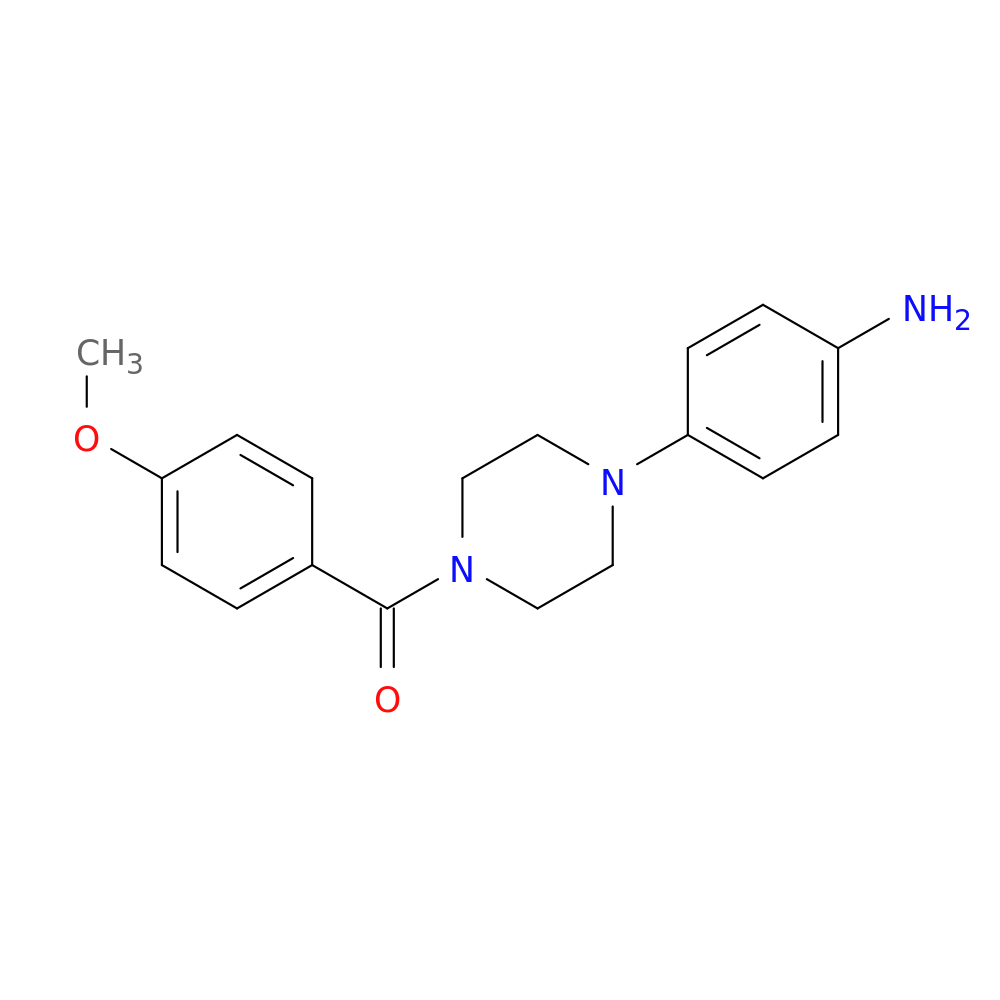 (4-[4-(4-Methoxybenzoyl)piperazin-1-yl]phenyl)amine