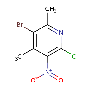 3-Bromo-6-chloro-2,4-dimethyl-5-nitropyridine