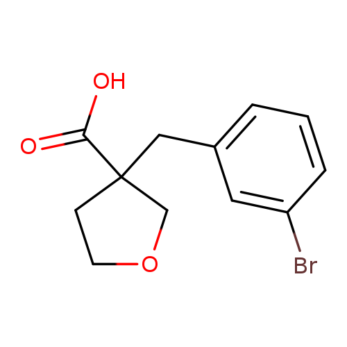 3-[(3-bromophenyl)methyl]oxolane-3-carboxylicacid