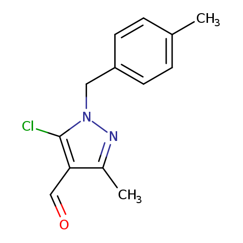 5-chloro-3-methyl-1-[(4-methylphenyl)methyl]-1H-pyrazole-4-carbaldehyde