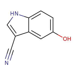 1H-Indole-3-carbonitrile, 5-hydroxy-