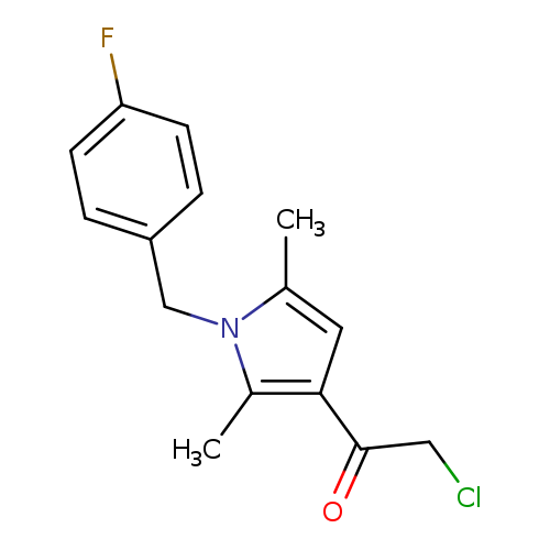 2-CHLORO-1-[1-(4-FLUOROBENZYL)-2,5-DIMETHYL-1H-PYRROL-3-YL]ETHANONE