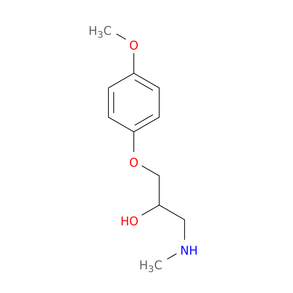 1-(4-methoxyphenoxy)-3-(methylamino)-2-propanol