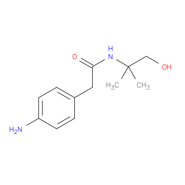 2-(4-AMINOPHENYL)-N-(1-HYDROXY-2-METHYLPROPAN-2-YL)ACETAMIDE